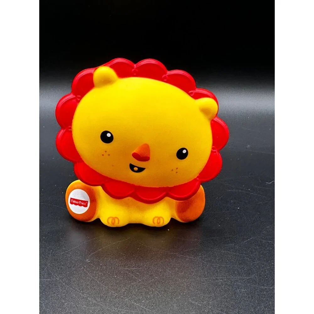 Fisher-Price Lot of Baby Toys Lion Bath Squirter‎ Macaron Toy Plush Ball